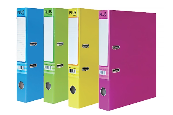 PLUS Happy Color PP Lever Arch File